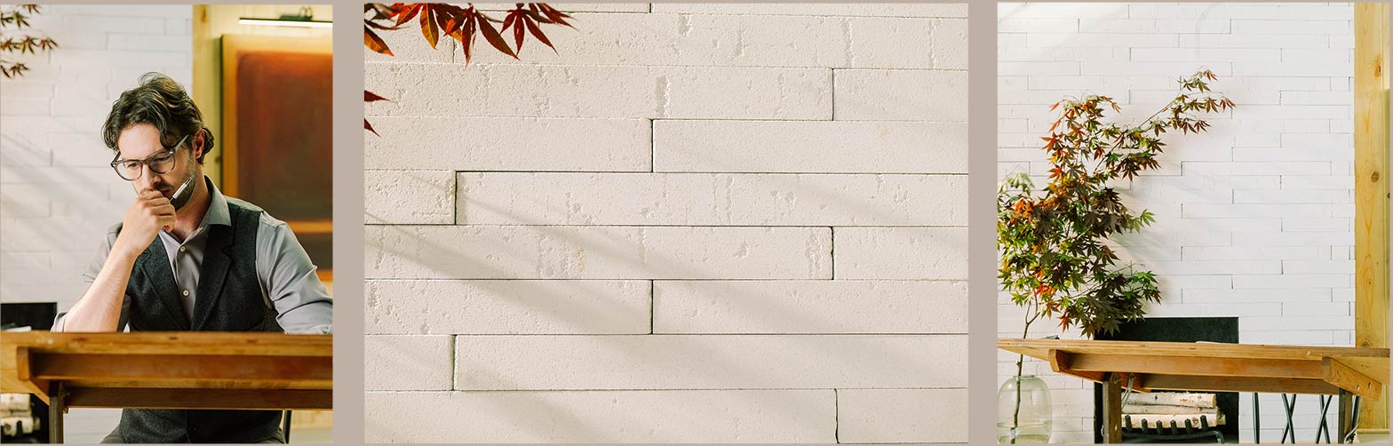 Limestone Elevation brick collage